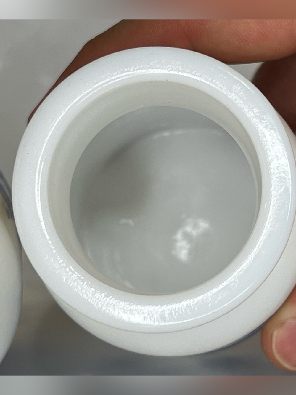 1950's White Milk Glass Apothecary Jar Set Of 4 Bubble Lid Made in Belgium EUC - Picture 12 of 14
